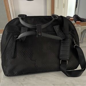 Lululemon gym or overnight bag camo polka dot